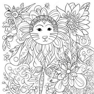 Laurel Burch Coloring Page 72294-57231