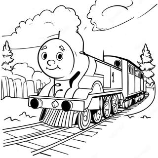 Emily From Thomas The Train Coloring Pages