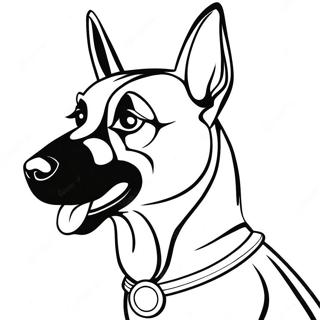 Belgian Malinois Coloring Pages