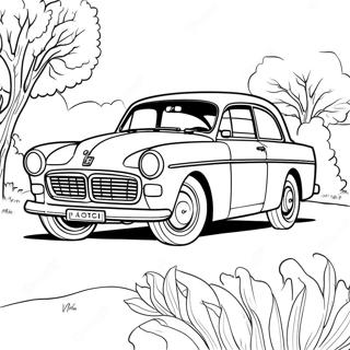 Classic Volvo Car Coloring Page 72405-57330