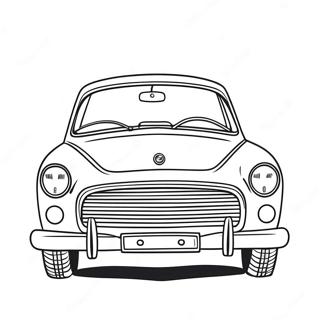 Classic Volvo Car Coloring Page 72405-57331