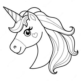 Unicorn Horn Coloring Pages