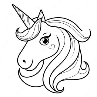 Einhornhorn Ausmalbild 72414-57335