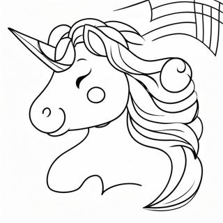 Unicorn Horn Coloring Pages