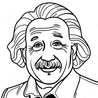 Albert Einstein Portrait Coloring Page 72484-57390