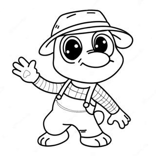 Flippy Coloring Page For Kids 72504-57410