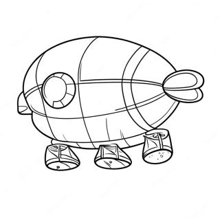 Blimp Coloring Page 72534-57427