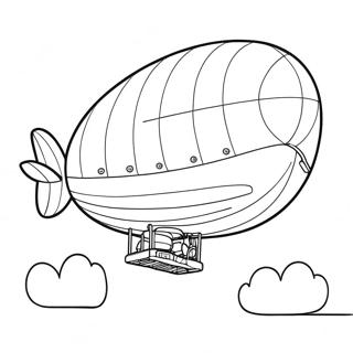 Blimp Coloring Page 72534-57428