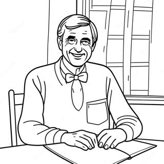 Mr Rogers Coloring Pages