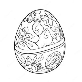 Colorful Easter Egg Addition Coloring Page 72585-57474