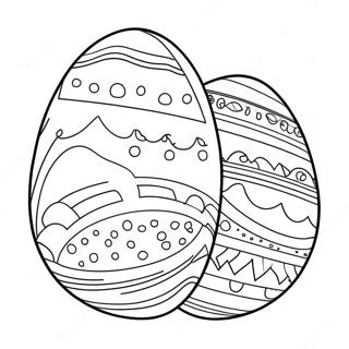 Colorful Easter Egg Addition Coloring Page 72585-57475