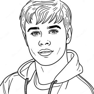 Justin Bieber Coloring Pages