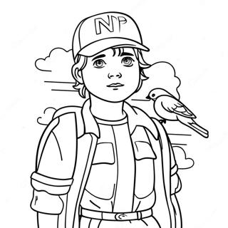 Stranger Things Robin Coloring Page 72614-57488