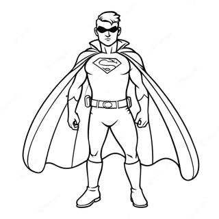 Cool Robin In Her Iconic Outfit Coloring Page 72615-57489