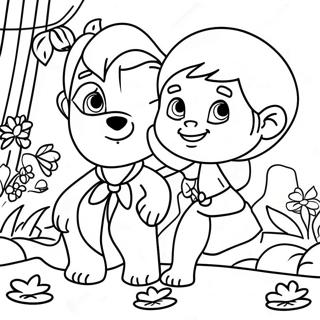 Ivy And Bean Adventure Coloring Page 72635-57506