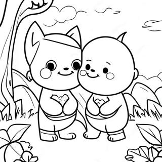 Ivy And Bean Adventure Coloring Page 72635-57507