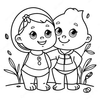 Ivy And Bean Adventure Coloring Page 72635-57508