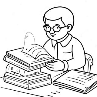 Reading Log Sheet Coloring Pages