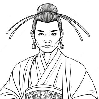 Hu Tao Coloring Pages