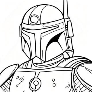 Jango Fett Coloring Pages