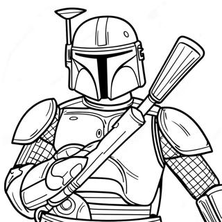 Jango Fett In Battle Armor Coloring Page 72735-57582