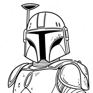 Jango Fett In Battle Armor Coloring Page 72735-57584