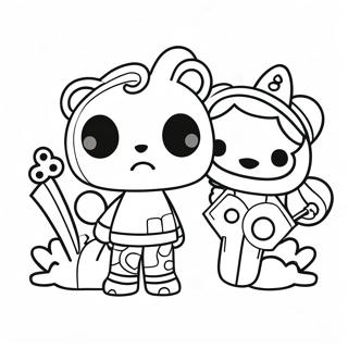 Tokidoki Characters Coloring Page 72794-57635