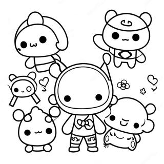 Tokidoki Characters Coloring Page 72794-57636