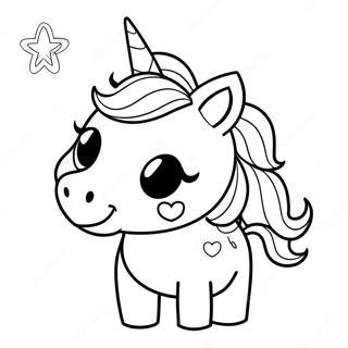 Cute Tokidoki Unicorn Coloring Page 72795-57638