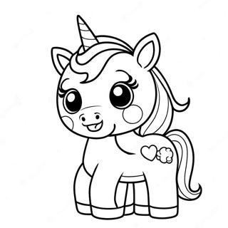 Cute Tokidoki Unicorn Coloring Page 72795-57640