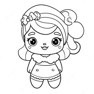 Lol Doll Christmas Coloring Pages