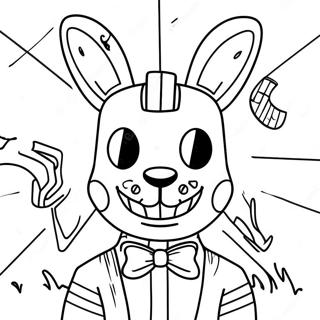 Glitchtrap Coloring Pages