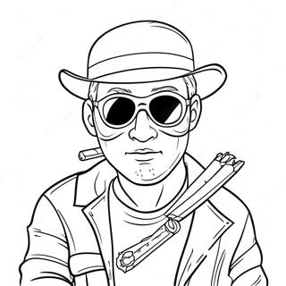 Robber Coloring Pages