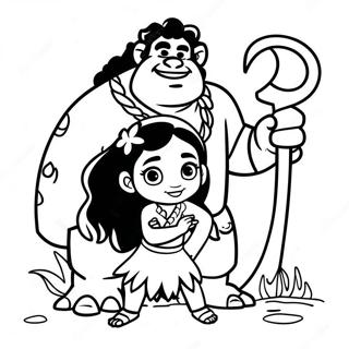 Moana Coloring Pages