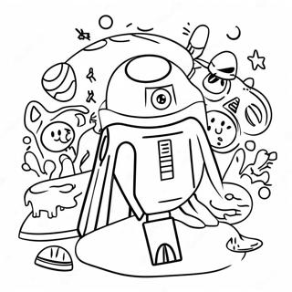 Happy Birthday Star Wars Coloring Pages