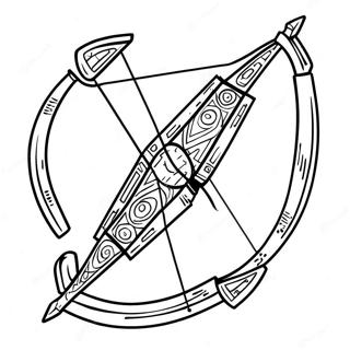 Minecraft Bow And Arrow Coloring Page 73014-57808