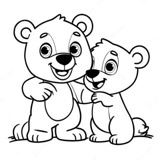 Adventurous Goldie And Bear Coloring Page 73045-57856