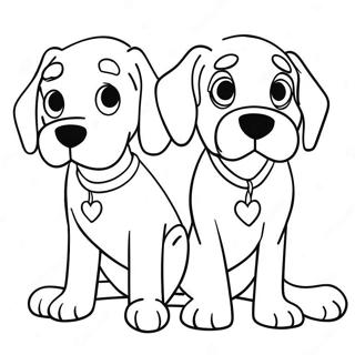 Clifford And Emily Elizabeth Coloring Pages