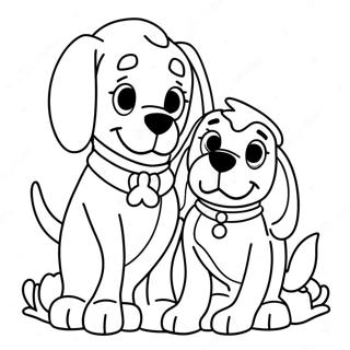 Clifford And Emily Elizabeth Coloring Page 73054-57850