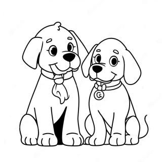 Clifford And Emily Elizabeth Coloring Page 73054-57851