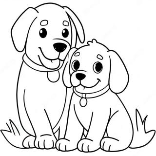 Clifford And Emily Elizabeth Coloring Page 73054-57852