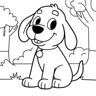 Clifford And Emily Elizabeth Coloring Pages