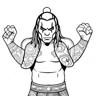 Jeff Hardy Coloring Pages