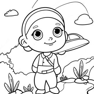 Olivia Coloring Pages