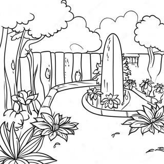 Garden Of Banban Coloring Pages