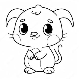 Cute Nab Nab Character Coloring Page 73175-57946