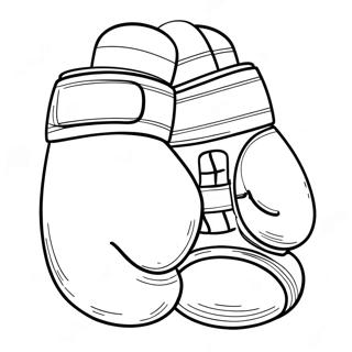 Boxing Gloves Coloring Page 7320-5842