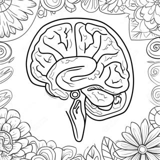 Anatomy Of Brain Coloring Page 73224-57978