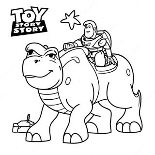 Rex Toy Story Coloring Pages