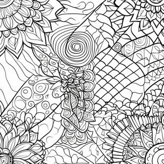 Tessellation Patterns Coloring Page 73314-58047